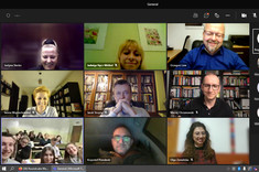 Uczestnicy spotkania (zrzut ekranu)