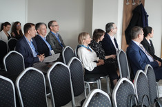 Uczestnicy konferencji naukowej podczas wystąpień, fot. U. Bysiewicz.