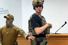 Spotkanie studentów z funkcjonariuszami SPKP Rzeszów na Wydziale Zarządzania,