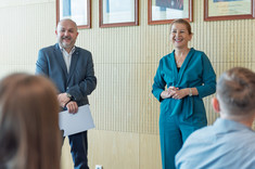 Wręczenie nagród laureatom XIII Konkursu Wiedzy Finansowo–Bankowej,