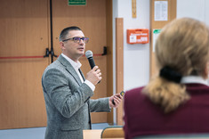 Spotkanie władz Wydziału Zarządzania PRz z pracownikami,