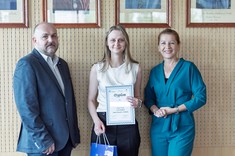 Wręczenie nagród laureatom XIII Konkursu Wiedzy Finansowo–Bankowej,