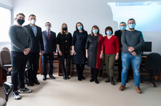 Wizyta gości w laboratoriach Zakładu Informatyki w Zarządzaniu,