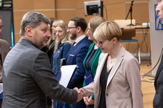 Wręczenie nagród Rektora za osiągnięcia naukowe w 2021 r.