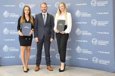 dr Krzysztof Surowiec z Magistrantkami