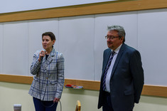 Od lewej: dr hab. Marta Pomykała, prof. PRz; dr n. med. Wojciech Kwietniewski;