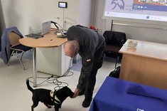 Spotkanie z funkcjonariuszami Służby Więziennej ZK w Łupkowie,