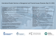 Agenda seminarium