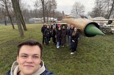 Wizyta studyjna w Muzeum Lotnictwa Polskiego w Krakowie,