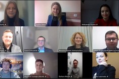 Uczestnicy i organizatorzy konkursu - zrzut ekranu