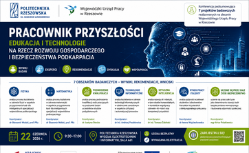 Konferencja „Pracownik przyszłości – edukacja i technologie na rzecz rozwoju gospodarczego i bezpieczeństwa Podkarpacia”