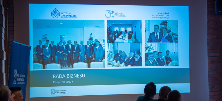 Uroczyste posiedzenie Rady Biznesu Wydziału Zarządzania, fot. Arkadiusz Surowiec