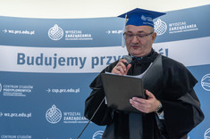 Wystąpienie Grzegorza Pelczara, fot. Arkadiusz Surowiec