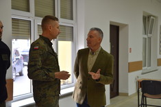 Studenci Wydziału Zarządzania z wizytą w 1. Batalionie Strzelców Podhalańskich,