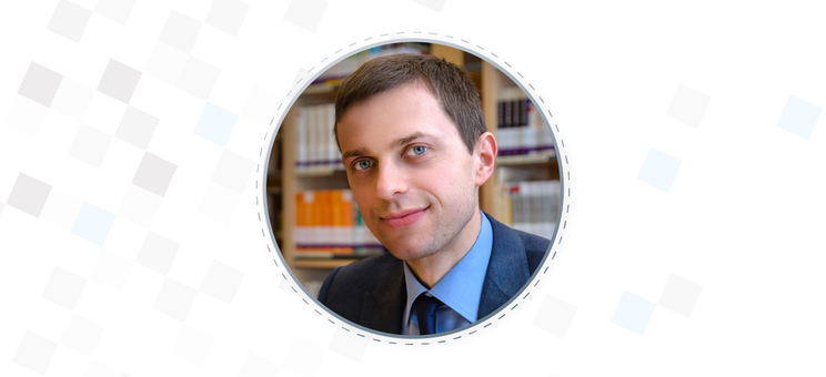 Portert prof. Mariusza Ruszela, graf. A. Surowiec