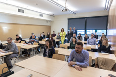 Słuchacze 14. edycji „Podyplomowych studiów menedżerskich”, fot. A. Surowiec