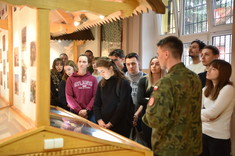 Studenci Wydziału Zarządzania z wizytą w 1. Batalionie Strzelców Podhalańskich,