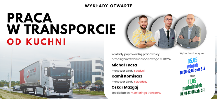 Wykłady otwarte pt.„Praca w transporcie od kuchni”,