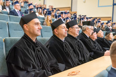 Promotorzy podczas graduacji, fot. A. Surowiec.