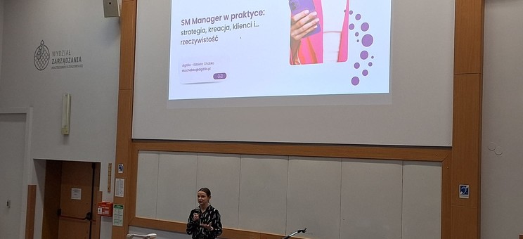 Kulisy pracy social media managera – relacja ze spotkania z absolwentką WZ PRz,