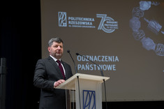 Przemawia Rektor Politechniki Rzeszowskiej – prof. dr hab. inż. Piotr Koszelnik