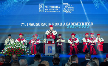 Rozpoczęcie inauguracji przez JM Rektora prof. dr hab. inż. Piotra Koszelnika, fot. A. Surowiec.