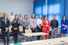 Absolwenci podczas uroczystości zakończenia studiów, fot. A. Surowiec