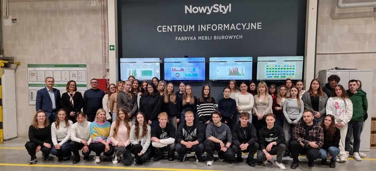 Wizyta studyjna studentów IPB w firmie Nowy Styl,