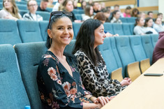 Uczestnicy konferencji podczas prelekcji. 