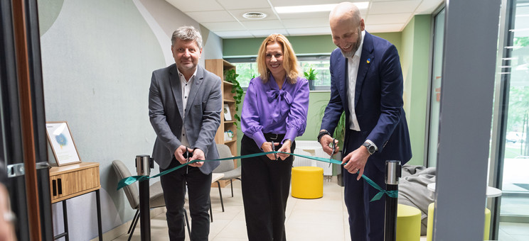 Uroczyste otwarcie strefy relaksu dla studentów Wydziału Zarządzania,