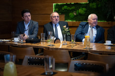 Uczestnicy podczas uroczystego posiedzenia Rady Biznesu Wydziału Zarządzania, fot. Arkadiusz Surowiec