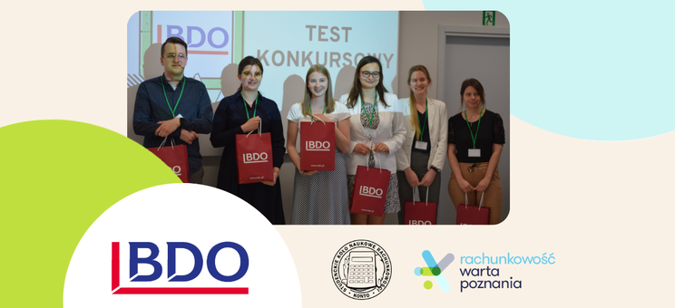 Laureaci konkursu BDO Polska, źródło zdjęcia: strona fb organizatora: https://www.facebook.com/SKNRKONTO/