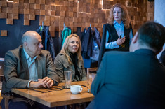 dr hab. Beata Zatwarnicka-Madura, prof. PRz podczas wystąpienia, fot. Arkadiusz Surowiec