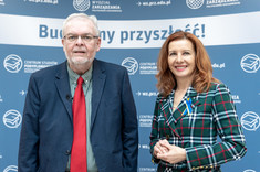 Od lewej: Prof. dr hab. Andrzej Rychard, dr hab. Beata Zatwarnicka-Madura, prof. PRz, fot. A. Surowiec 