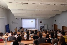 Spotkanie studentów z przedstawicielami Państwowej Straży Pożarnej,