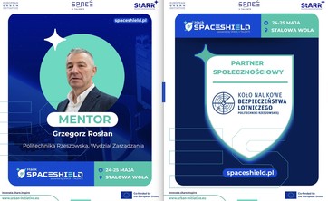 Hackathon SPACESHIELD Hack z udziałem studentów z Koło Naukowego „Eskadra”