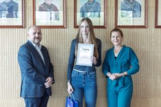 Wręczenie nagród laureatom XIII Konkursu Wiedzy Finansowo–Bankowej,
