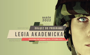Plakat informujący o naborze do Legii Akademickiej, A. Surowiec