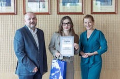 Wręczenie nagród laureatom XIII Konkursu Wiedzy Finansowo–Bankowej,