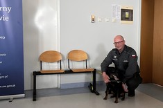 Spotkanie z funkcjonariuszami Służby Więziennej ZK w Łupkowie,