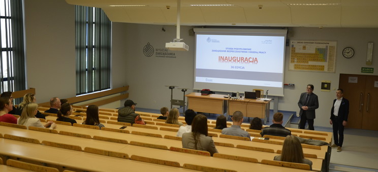 Inauguracja 36. edycji studiów podyplomowych Zarządzanie bezpieczeństwem i higieną pracy,