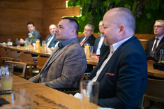 Od lewej: dr hab. inż. Krzysztof Tereszkiewicz, prof. PRz; dr hab. inż. Grzegorz Lew, prof. PRz, fot. Arkadiusz Surowiec