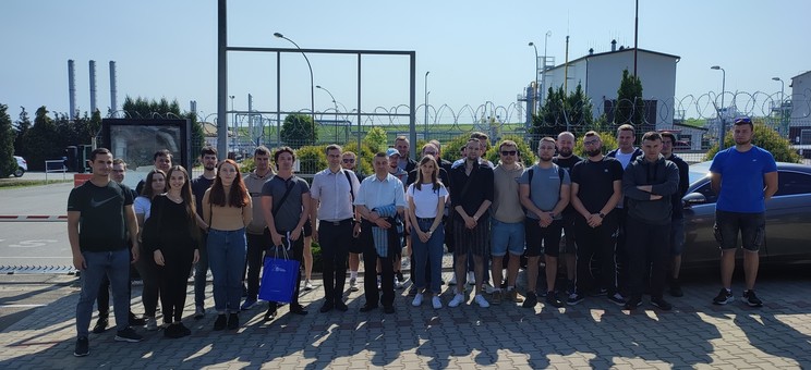 Uczestnicy wizyty studyjnej do PMG w Husowie