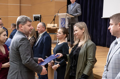 Wręczenie nagród Rektora za osiągnięcia naukowe w 2021 r.