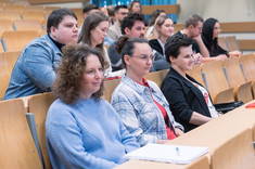 Słuchacze studiów podyplomywch Bezpieczeństwo i higiena pracy, fot. A. Surowiec