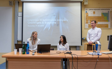 Goście z Jarosławia z wykładem: "Logistics in automotive company – challenges and solutions"