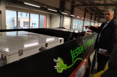 Zajęcia praktyczne studentów logistyki na terenie zajezdni MPK w Rzeszowie,