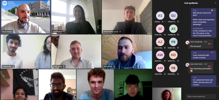 Uczestnicy Międzynarodowego Seminarium „International Student Seminar on Management and Financial Issues”