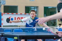 Tenisista KU AZS PRz Piotr Chłodnicki, fot. A. Surowiec.