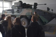 Studenci Wydziału Zarządzania z wizytą w 1. Batalionie Strzelców Podhalańskich,